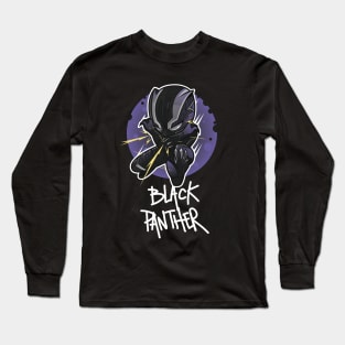 Black Panther Chibi Long Sleeve T-Shirt